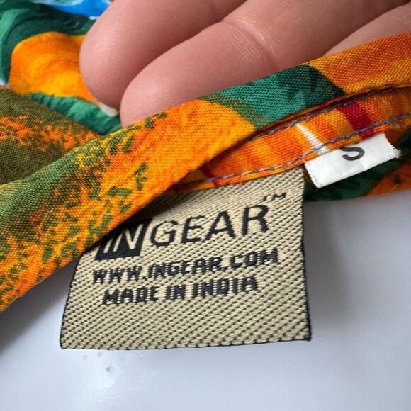 Y2K Tropical Fish Dolphin Hawaiian Beach Lua Dress Swim Wear - Picture 7 of 8